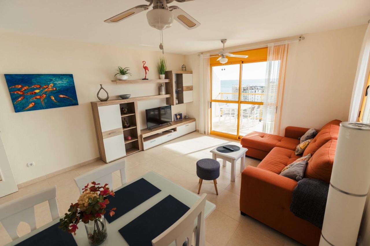 En La Playa. Planta 19. Vistas Espectaculares. 2 Terrazas. Apartment กัลเป ภายนอก รูปภาพ