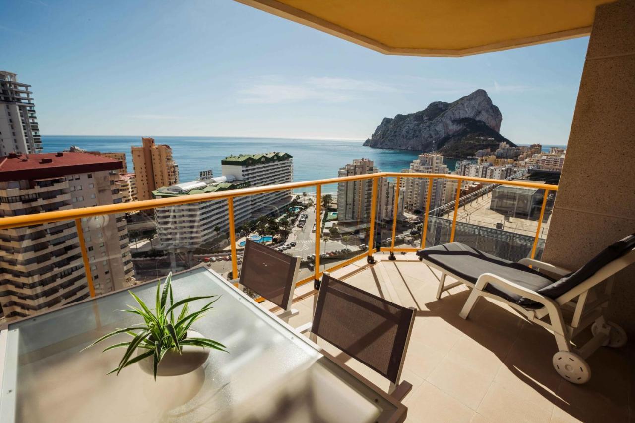 En La Playa. Planta 19. Vistas Espectaculares. 2 Terrazas. Apartment กัลเป ภายนอก รูปภาพ